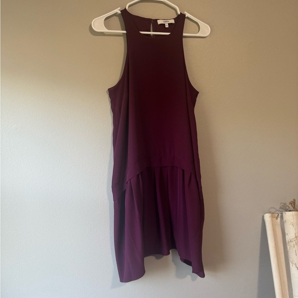 Revolve Likely Pasadena Drop Waist Mini Dress Elegant Purple Sleeveless sz small - Picture 3 of 7